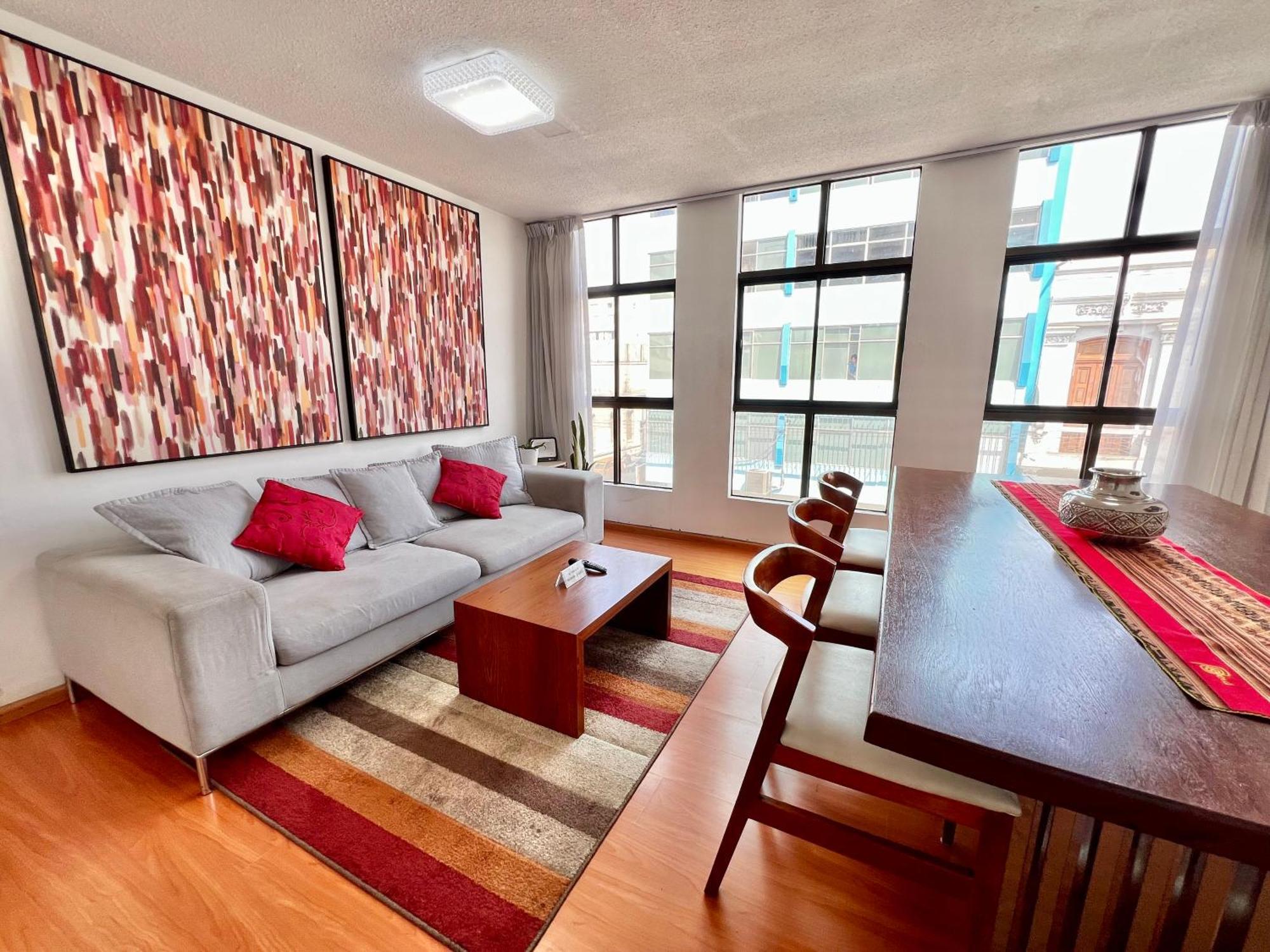 Downtown Lima Apt With May Promo Book & Save Big المظهر الخارجي الصورة